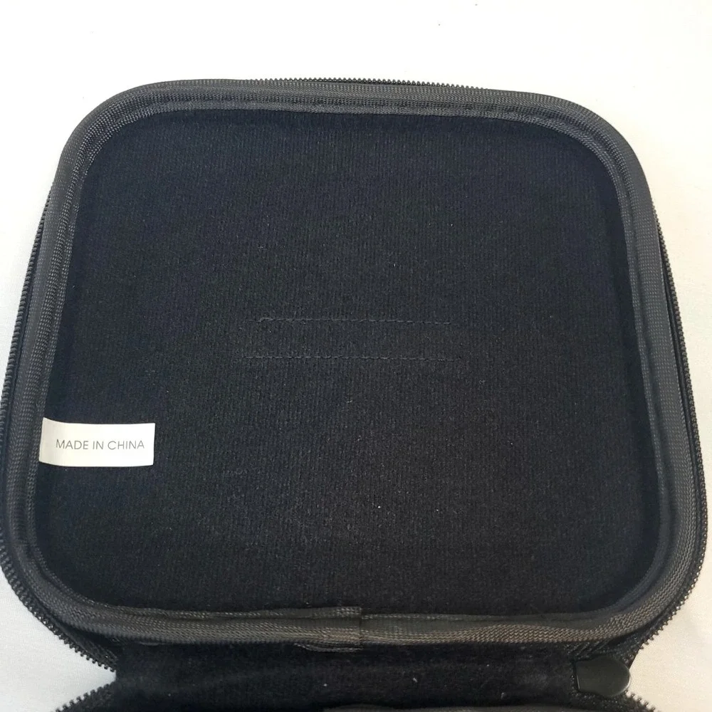 Genuine OEM Bose Headphone Case Black Bag w/ Zipper Square 5